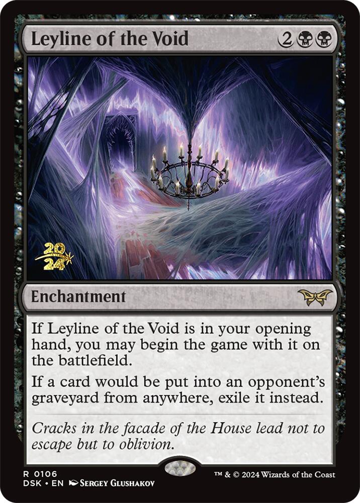 Leyline of the Void (0106) [Duskmourn: House of Horror Prerelease Promos] - Trinity Hobby