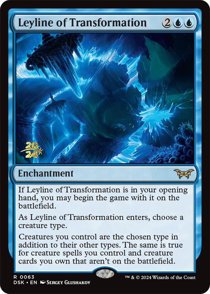 Leyline of Transformation [Duskmourn: House of Horror Prerelease Promos] - Trinity Hobby
