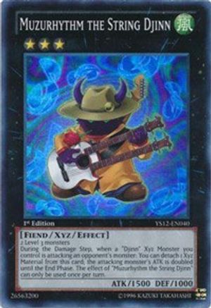 Muzurhythm the String Djinn [YS12-EN040] Super Rare - Trinity Hobby