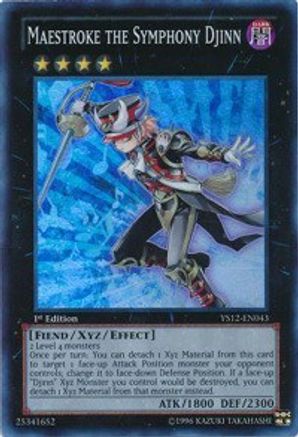 Maestroke the Symphony Djinn [YS12-EN043] Super Rare - Trinity Hobby