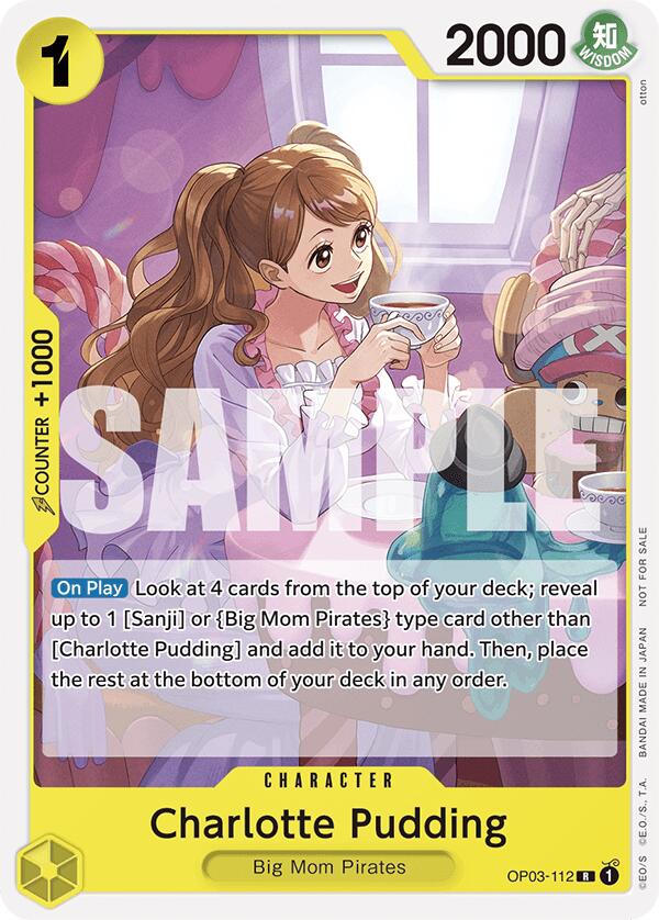 Charlotte Pudding (Tournament Pack 2024 Oct.-Dec.) (OP03-112) - [One Piece Promotion Cards] - Trinity Hobby