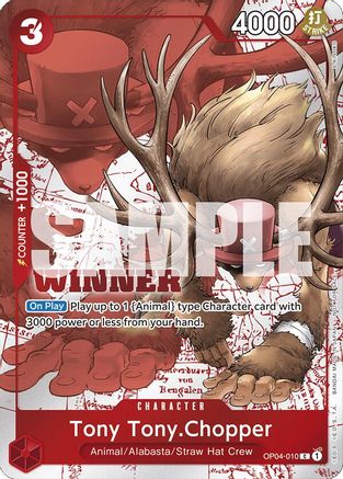 Tony Tony.Chopper (Winner Pack 2024 Oct.-Dec.) (OP04-010) - [One Piece Promotion Cards] Foil - Trinity Hobby