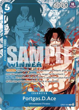 Portgas.D.Ace (Winner Pack 2024 Oct.-Dec.) (OP07-053) - [One Piece Promotion Cards] Foil - Trinity Hobby