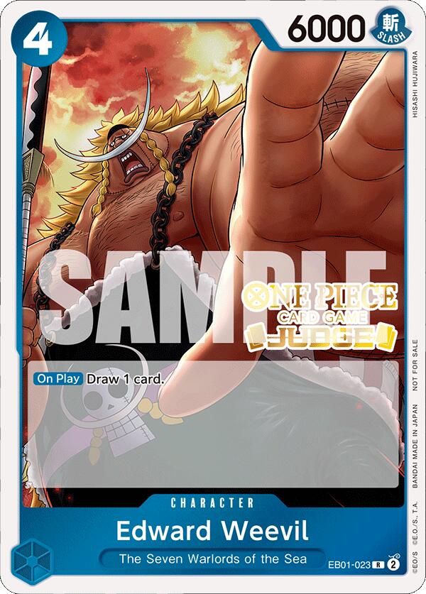 Edward Weevil (Judge Pack Vol. 4) (EB01-023) - [One Piece Promotion Cards] Foil - Trinity Hobby