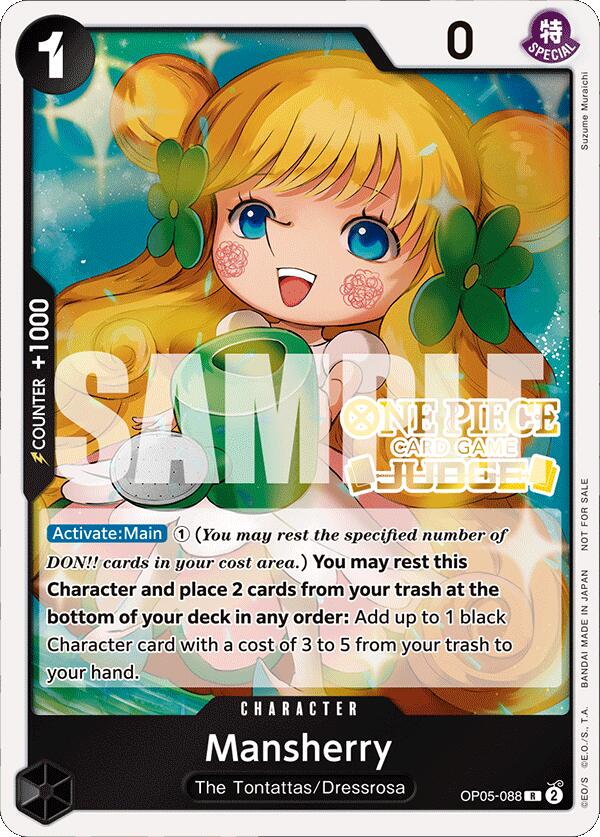 Mansherry (Judge Pack Vol. 4) (OP05-088) - [One Piece Promotion Cards] Foil - Trinity Hobby