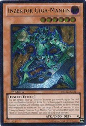 Inzektor Giga-Mantis [ORCS-EN021] Ultimate Rare - Trinity Hobby