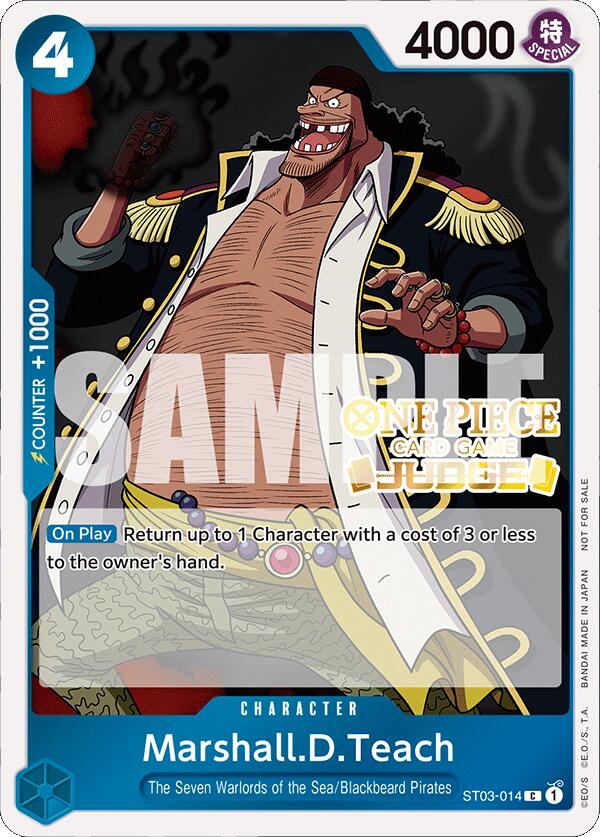 Marshall.D.Teach (Judge Pack Vol. 4) (ST03-014) - [One Piece Promotion Cards] Foil - Trinity Hobby