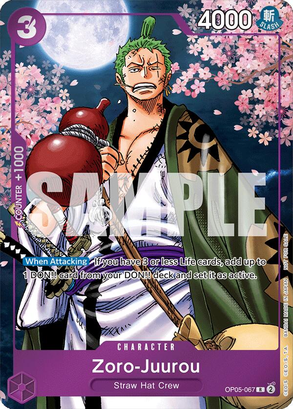 Zoro-Juurou (Event Pack Vol. 5) (OP05-067) - [One Piece Promotion Cards] Foil - Trinity Hobby