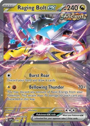 Raging Bolt ex (145) [Scarlet & Violet: Black Star Promos] - Trinity Hobby