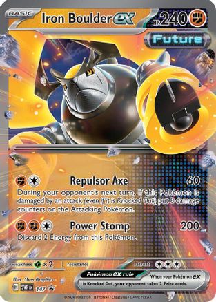 Iron Boulder ex (147) [Scarlet & Violet: Black Star Promos] - Trinity Hobby