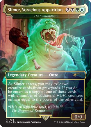 Slimer, Voracious Apparition - The Mimeoplasm (Rainbow Foil) (SLD-1773) - [Secret Lair Drop Series] Foil - Trinity Hobby