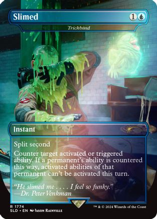 Slimed - Trickbind (Rainbow Foil) (SLD-1774) - [Secret Lair Drop Series] Foil - Trinity Hobby
