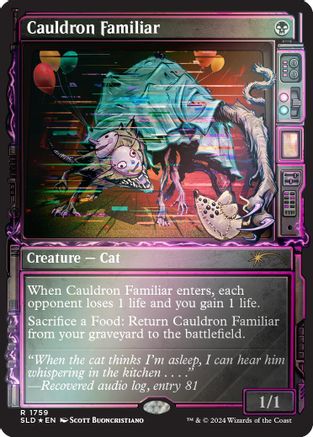 Cauldron Familiar (Rainbow Foil) (SLD-1759) - [Secret Lair Drop Series] Foil - Trinity Hobby