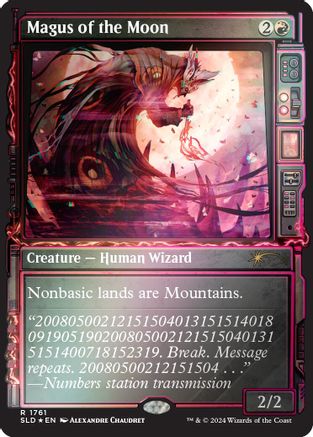 Magus of the Moon (Rainbow Foil) (SLD-1761) - [Secret Lair Drop Series] Foil - Trinity Hobby