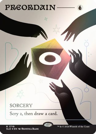 Preordain (1719) (Rainbow Foil) (SLD-1719) - [Secret Lair Drop Series] Foil - Trinity Hobby