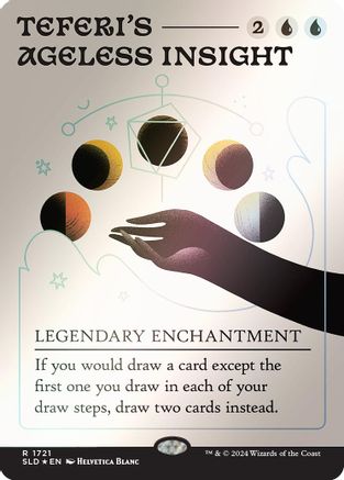Teferi's Ageless Insight (Rainbow Foil) (SLD-1721) - [Secret Lair Drop Series] Foil - Trinity Hobby