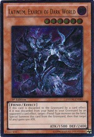 Latinum, Exarch of Dark World [PHSW-EN085] Ultimate Rare - Trinity Hobby