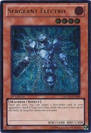 Sergeant Electro [PHSW-EN090] Ultimate Rare - Trinity Hobby