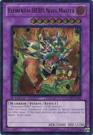 Elemental Hero Nova Master [GENF-EN093] Ultimate Rare - Trinity Hobby