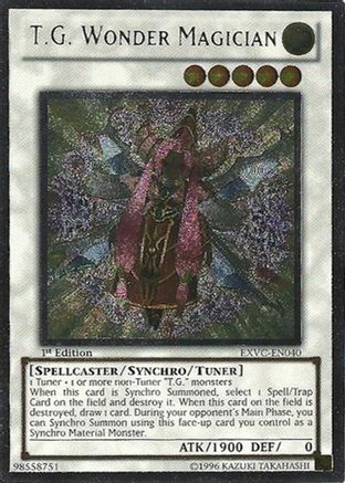 T.G. Wonder Magician [EXVC-EN040] Ultimate Rare - Trinity Hobby