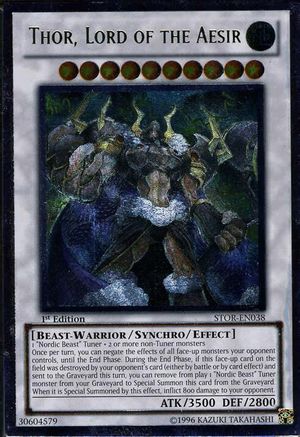 Thor, Lord of the Aesir [STOR-EN038] Ultimate Rare - Trinity Hobby
