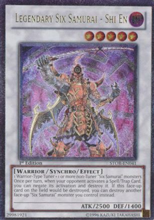 Legendary Six Samurai - Shi En [STOR-EN041] Ultimate Rare - Trinity Hobby
