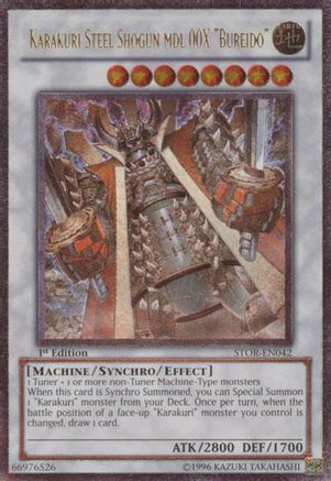 Karakuri Steel Shogun mdl 00X "Bureido" [STOR-EN042] Ultimate Rare - Trinity Hobby