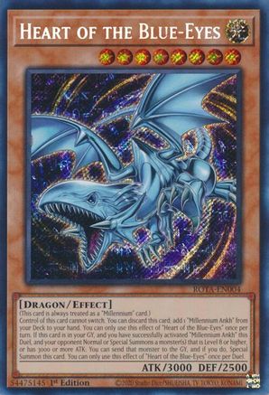 Heart of the Blue-Eyes [ROTA-EN004] Secret Rare - Trinity Hobby