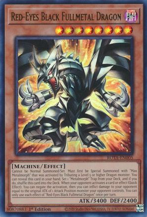 Red-Eyes Black Fullmetal Dragon [ROTA-EN005] Ultra Rare - Trinity Hobby