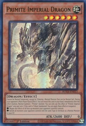 Primite Imperial Dragon [ROTA-EN013] Ultra Rare - Trinity Hobby