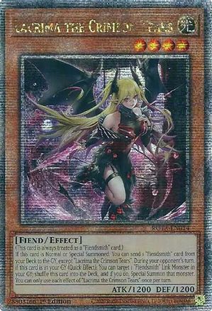 Lacrima the Crimson Tears (Quarter Century Secret Rare) [ROTA-EN014] Quarter Century Secret Rare - Trinity Hobby