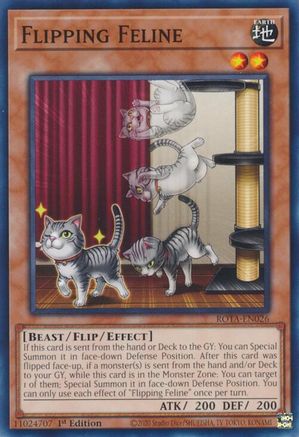 Flipping Feline [ROTA-EN026] Common - Trinity Hobby