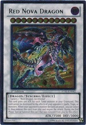 Red Nova Dragon [STBL-EN042] Ultimate Rare - Trinity Hobby
