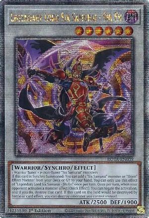 Legendary Lord Six Samurai - Shi En (Quarter Century Secret Rare) [ROTA-EN039] Quarter Century Secret Rare - Trinity Hobby