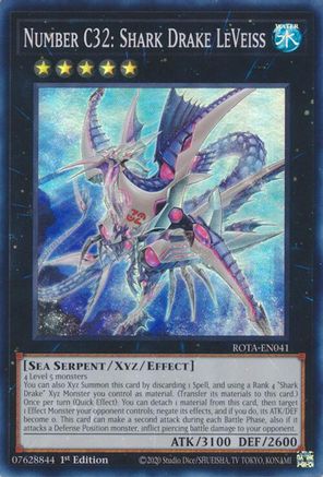 Number C32: Shark Drake LeVeiss [ROTA-EN041] Super Rare - Trinity Hobby