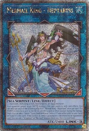 Mermail King - Neptabyss (Quarter Century Secret Rare) [ROTA-EN046] Quarter Century Secret Rare - Trinity Hobby