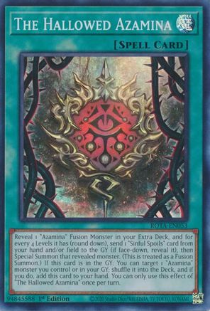 The Hallowed Azamina [ROTA-EN053] Super Rare - Trinity Hobby