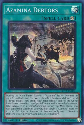 Azamina Debtors [ROTA-EN054] Super Rare - Trinity Hobby