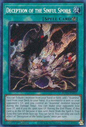 Deception of the Sinful Spoils [ROTA-EN055] Secret Rare - Trinity Hobby