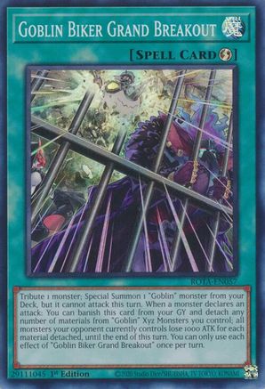 Goblin Biker Grand Breakout [ROTA-EN057] Super Rare - Trinity Hobby