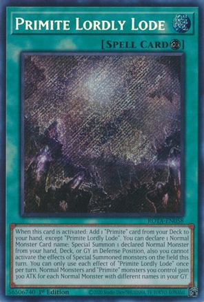 Primite Lordly Lode [ROTA-EN058] Secret Rare - Trinity Hobby