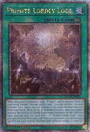 Primite Lordly Lode (Quarter Century Secret Rare) [ROTA-EN058] Quarter Century Secret Rare - Trinity Hobby