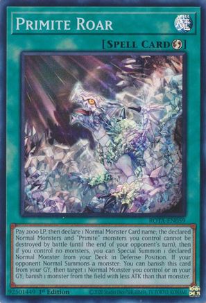 Primite Roar [ROTA-EN059] Super Rare - Trinity Hobby