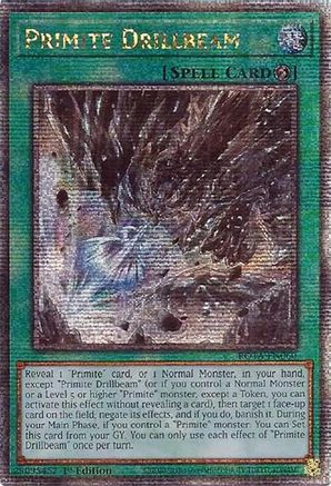 Primite Drillbeam (Quarter Century Secret Rare) [ROTA-EN060] Quarter Century Secret Rare - Trinity Hobby