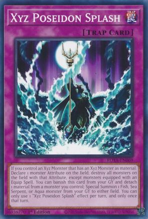 Xyz Poseidon Splash [ROTA-EN069] Common - Trinity Hobby