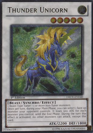 Thunder Unicorn [DREV-EN040] Ultimate Rare - Trinity Hobby
