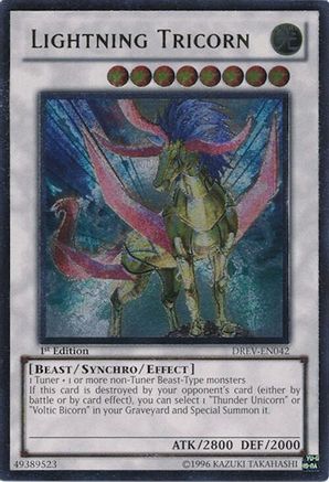 Lightning Tricorn [DREV-EN042] Ultimate Rare - Trinity Hobby