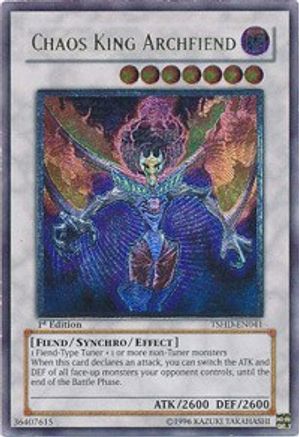 Chaos King Archfiend [TSHD-EN041] Ultimate Rare - Trinity Hobby