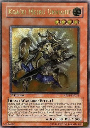 Koa'ki Meiru Urnight [ABPF-EN025] Ultimate Rare - Trinity Hobby