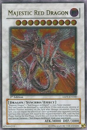 Majestic Red Dragon [ABPF-EN040] Ultimate Rare - Trinity Hobby